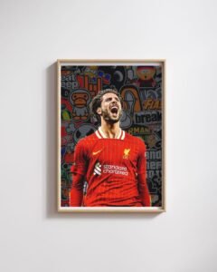 Liverpool's  Dominik Szoboszlai 12 x 16 size frame
