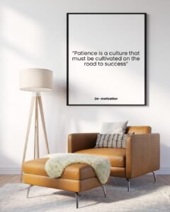16 x 20 Motivational frame, By de-motivation