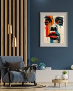 12 x 16 size frame, Wall paint